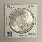 1922 Peace Dollar $1 Silver 0.900 Business Strike Philadelphia Mint Coin