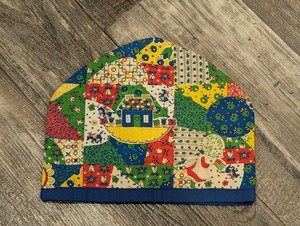 Vintage Quilted Tea Cozy Farmhouse Country Quilt Teapot Cover
