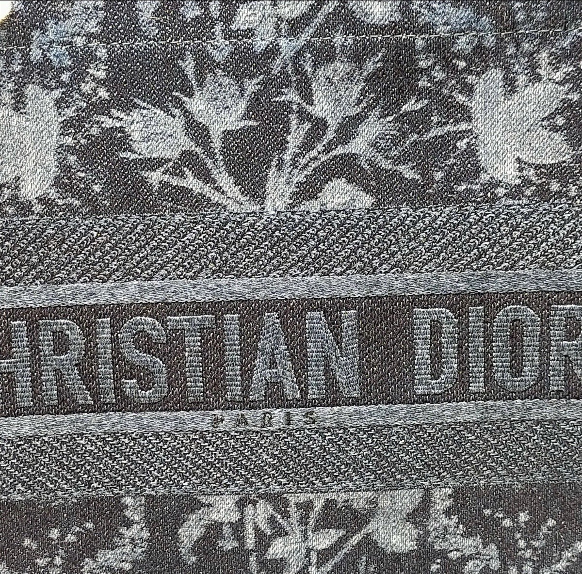 Christian Dior Denim Book Tote | eBay