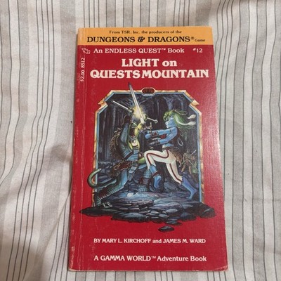 DUNGEONS & DRAGONS #12 LIGHT ON QUEST MOUNTAIN 1983 1st ED