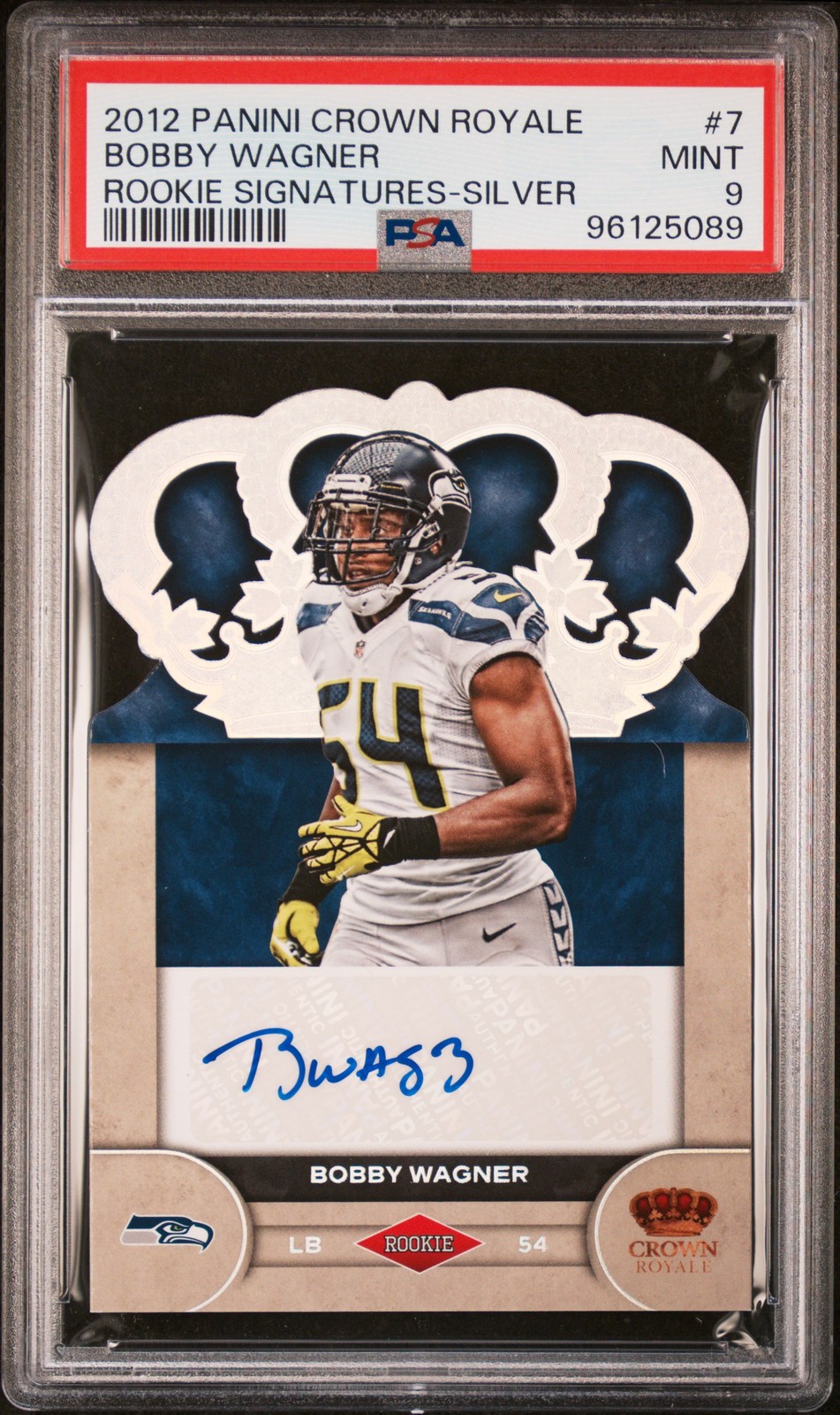 Bobby Wagner Panini Crown Royale Rookie Signatures #7 Base