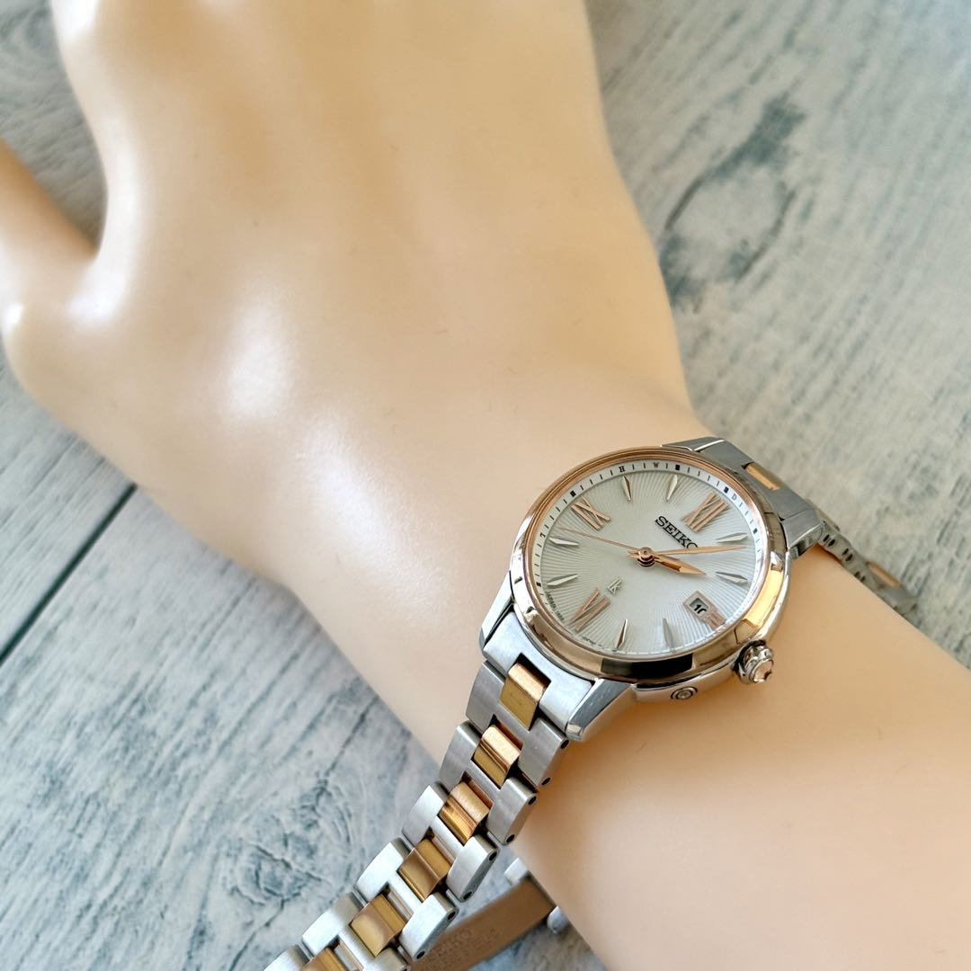 Seiko Lukia 1B32-0Ay0 Analog Solar Women Rare Rukia Seiko Lukia 1B32-0Ay0 Analog Solar Women Rare Rukia