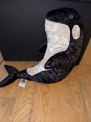 Jellycat Vincent 15'' Orca Great White Killer Whale Stuffed Plush Retired