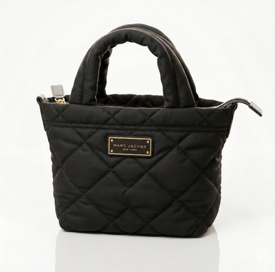 Authentic Marc By Marc Jacobs Quilted Nylon Tote bag Excellent Condition Black