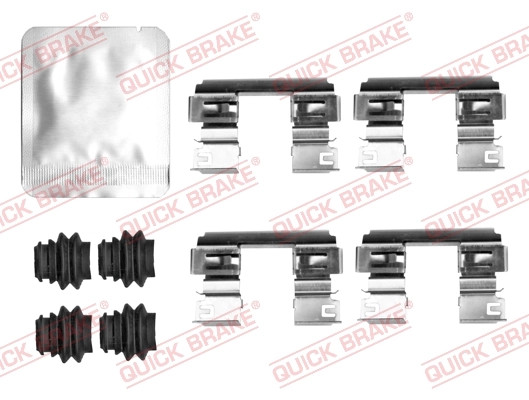 ZubehöRkit, Scheibenbremsbelag Quick Brake 109-0193 FüR Hyundai Ford USA-image