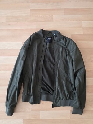 Burton Menswear London Bomberjacke Damen/Herren Khaki Oliv Grün Größe S Neu