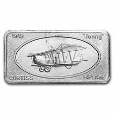 1 oz Silver Art Bar - Patrick Mint (Random Motif) 90.93 per troy oz