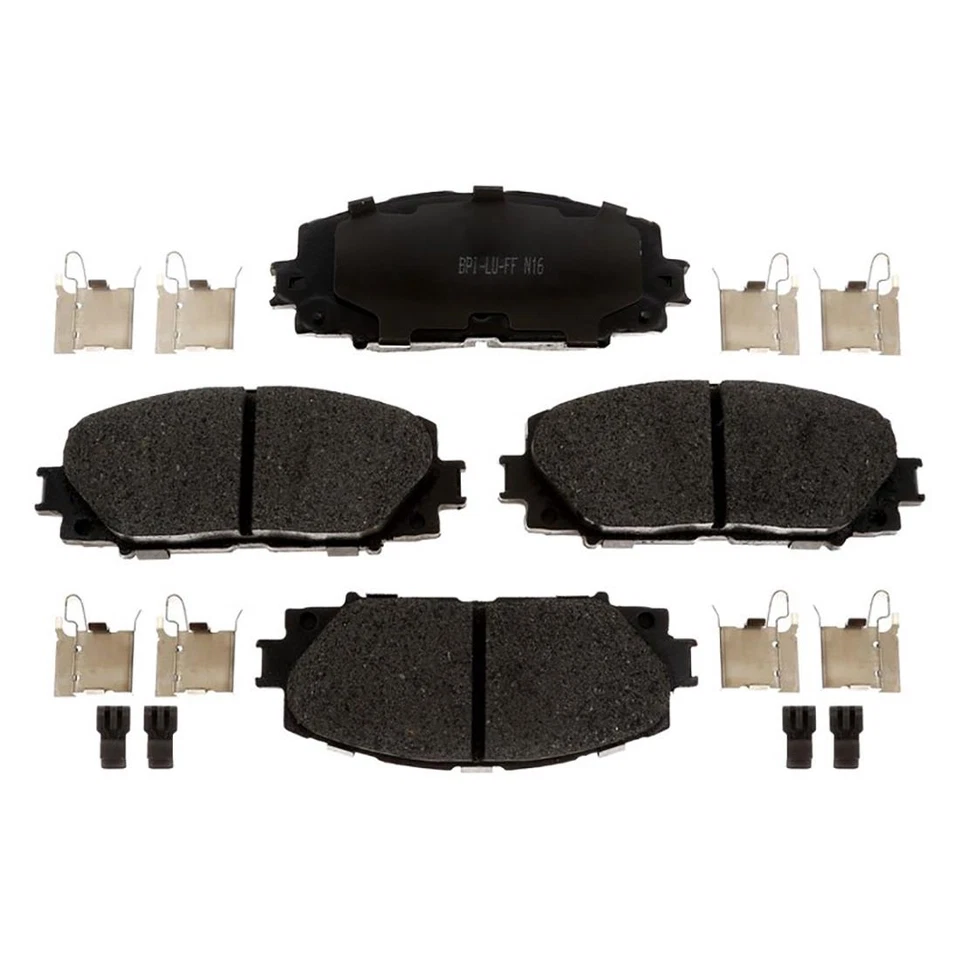 Rotores de freno delanteros traseros enchufables y pastillas de freno de cerámica para Toyota Prius 2012-2013 Foto 2 de 4