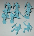 Marx 1950s Battle of the Alamo Powder Blue Shako Hat Mexicans Lot One