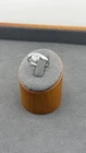 Vintage Sterling Silver Ring w/ Round CZ Stone – Size 7.5 – Elegant Design