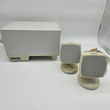 Altec Lansing ACS33 PC Computer Speaker System w/ Subwoofer Tested/Working
