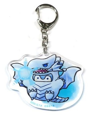 Blue-Eyes White Dragon Acrylic Keychain Duel Monsters Koupen-chan