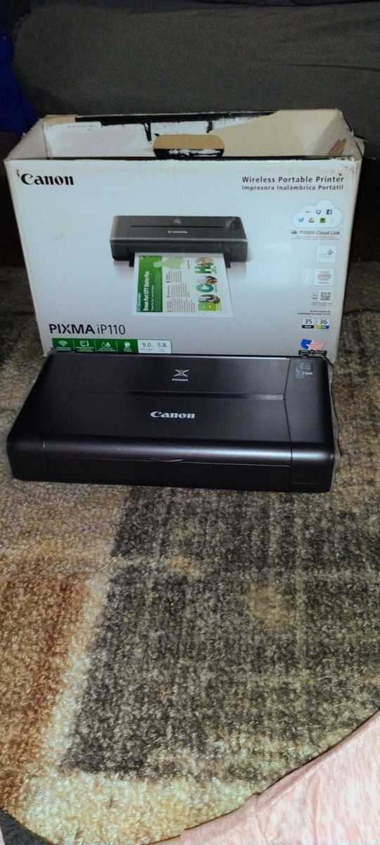 Portable Printer Canon Ip110 Connect To Wifi Boxed Canon PIXMA