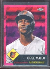 Jorge Mateo 2022 Topps Chrome Platinum Red Atomic Refractor #448 (24/100)