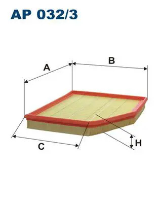 FILTRON AP 032/3 Filtro aria Cartuccia filtro - Immagine 2