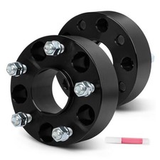 2Pcs Wheel Spacers 2 inch 5x5 Bore 71.5mm Studs 14x1.5 5 Lug Wheel Spacers
