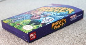 Monster Party (Nintendo NES, 1989) Complete w/Box, Sleeve & Book , Tested/Works