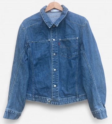 Levi s Engineered Blue Denim Chore Trucker Jacket - Small