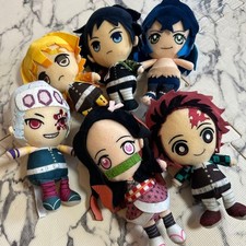 Demon Slayer Kimetsu no Yaiba 6 Plush Doll Set Anime Manga Collection