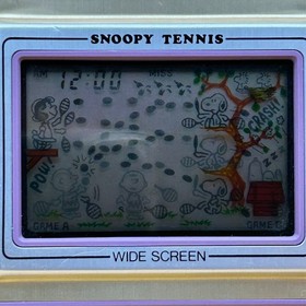 Nintendo Game & Watch SNOOPY TENNIS SP-30 1982 w/ Box Vintage Japan