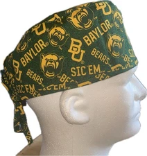 NCAA Baylor Bears Scrub Hat Chemo Cap