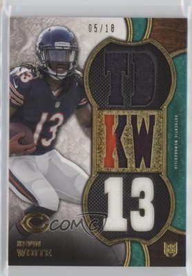 2015 Topps Triple Threads Relics Emerald 5/18 Kevin White #TTR-KW3 a2v