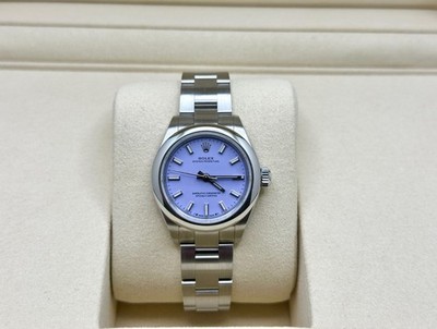 2025 NEW Rolex Ladies Oyster Perpetual 276200 LAVENDER Dial Steel