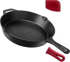 Cast Iron Skillet - 12  - Inch Skillet with H...