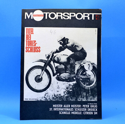 DDR Illustrierter Motorsport IMS 17 1970 Schleizer Dreieck Citroen Speedway T