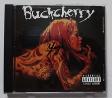 BUCKCHERRY DEBUT "BUCHERRY" Hand Singed Autographed by 2 Members 1st Edition CD