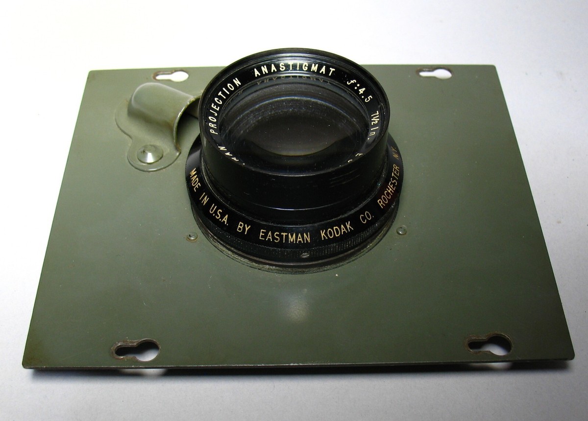 Kodak Anastigmat Projection Lens 7.5-inch F 4.5 with lens mount