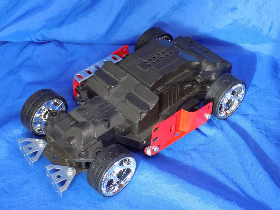 MECCANO ERECTOR TURBO RADIO CONTROL CAR BUILDING SET 8320 Tested & Working - Image 4 of 4