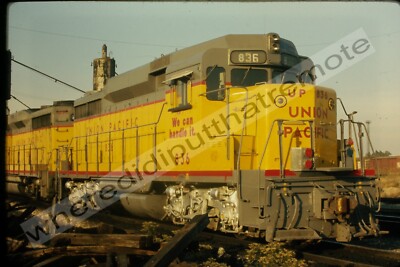 Original Dia Union Pacific UP Nr. 836 EMD GP38-2 18.10.1973 Blue Island ILL (8