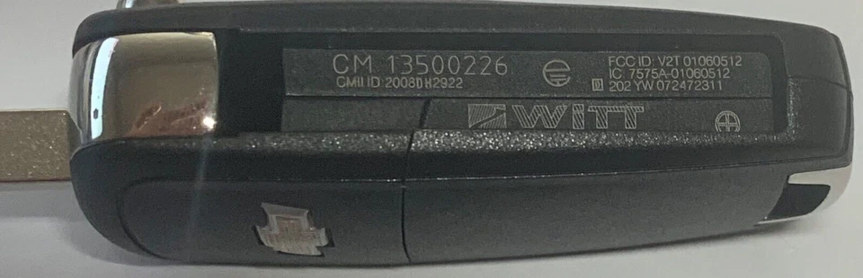 Chevrolet Malibu 2014-2016 5 botones mando a distancia llave abatible calidad premium vendedor de EE. UU. Foto 3 de 4