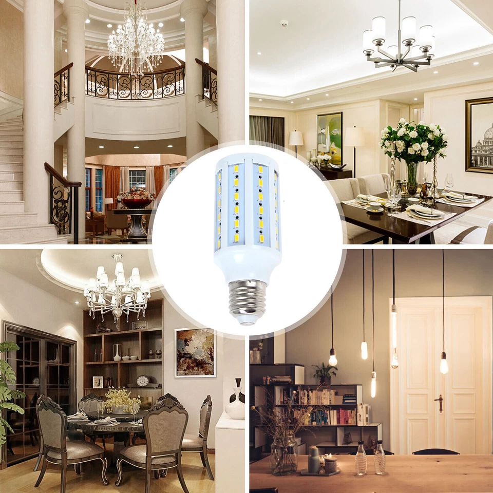 E26 LED Light Bulbs 50W 90W 150W 180W Watt Equivalent E27 6500K Bright Daylight - Image 2 of 4