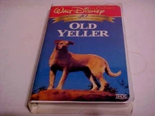 Old Yeller VHS 1997 40TH ANNIVERSARY WHITE CLAMSHELL V ERY GOOD G3