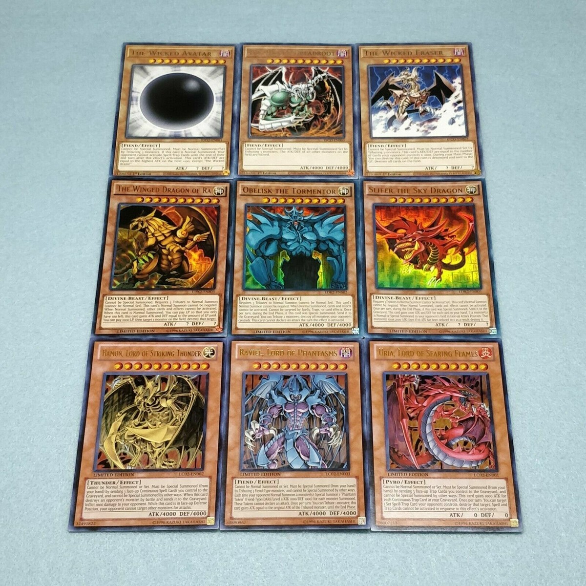 Yugioh Egyptian God + Sacred Beasts + Wicked God 9 Card Set Sli + *Hot* + Bonus! | eBay Yugioh Egyptian God + Sacred Beasts + Wicked God 9 Card Set Sli + *Hot* + Bonus! | eBay