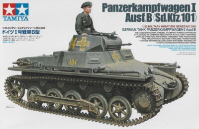 Tamiya 35388 1/35 Scale Model Kit WWII German Tank Panzer I Ausf.B