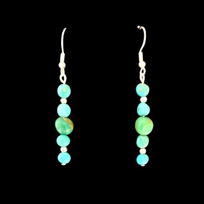 NATIVE AMERICAN Kingman & Arizona Turquoise Earrings