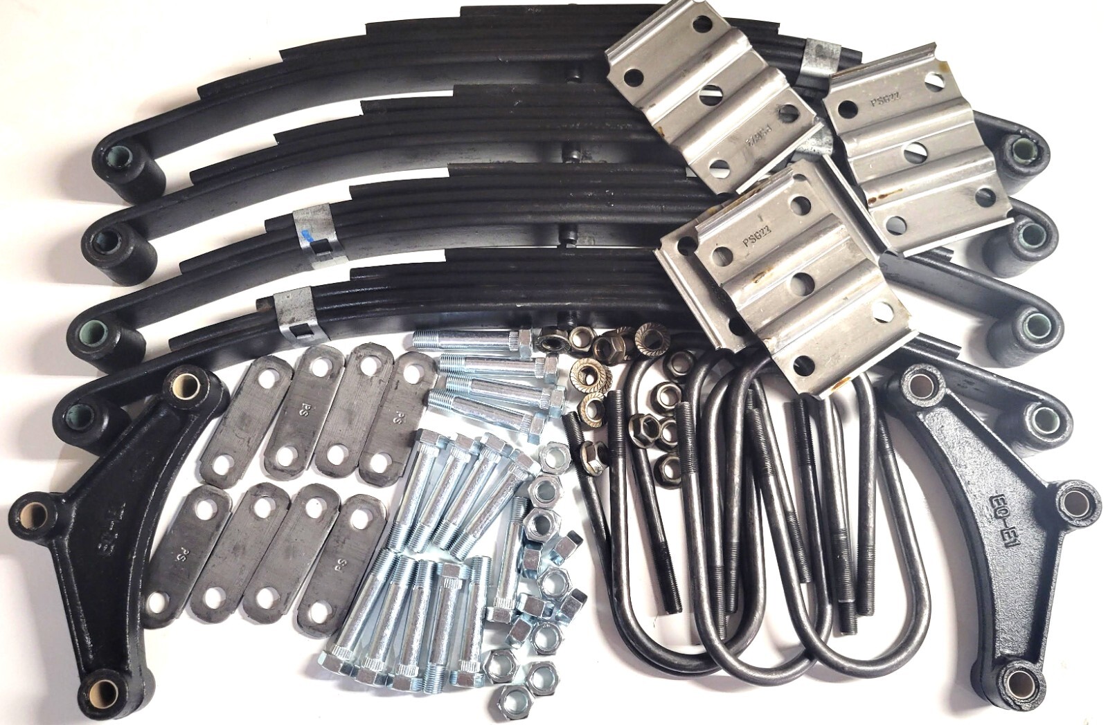 Trailer leaf spring kit Eco tandem 10k 12k with ubolts and