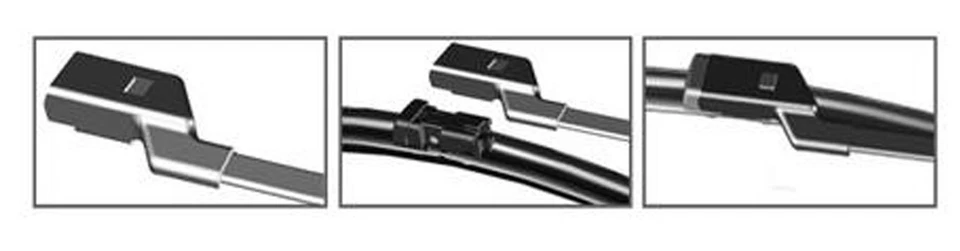 Para Volkswagen Amarok 2013-2024 Novo em folha limpador de para-brisa dianteiro 24"24" - Imagem 3 de 3