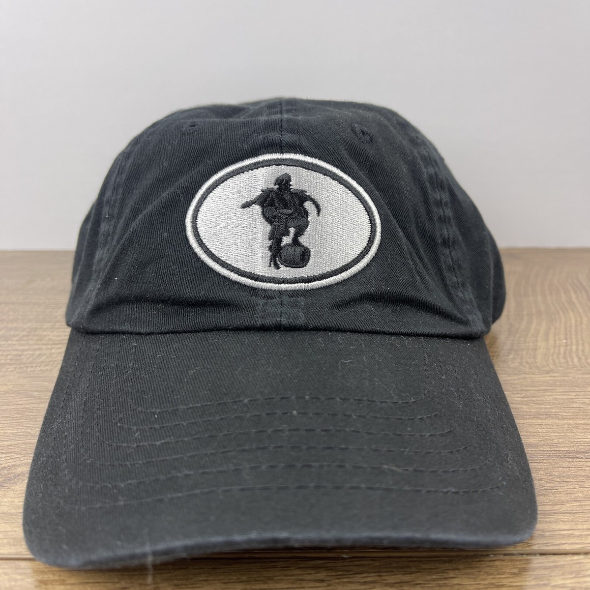 Captain Hat Black Cap Adjustable Hat Adult Fit Hat Black