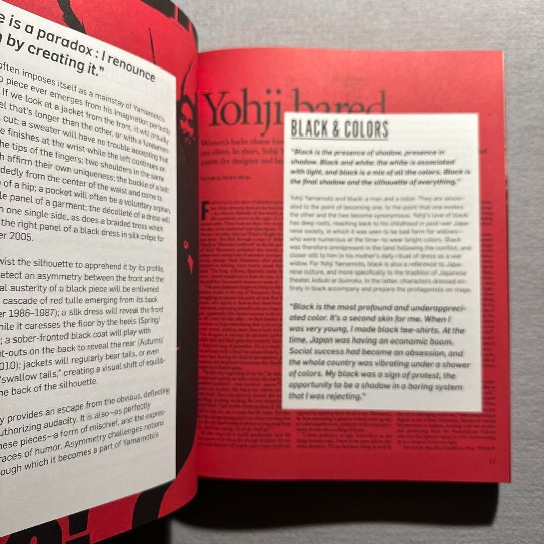 Yamamoto&Yohji Rizzoli Photo book RIZZOLI Yohji Yamamoto 428 Yamamoto&Yohji Rizzoli Photo book RIZZOLI Yohji Yamamoto 428