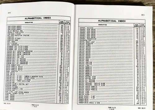 Galion T500C Motor Grader Service Parts Operators Manual Set Repair 07995-10739 - Picture 12 of 24