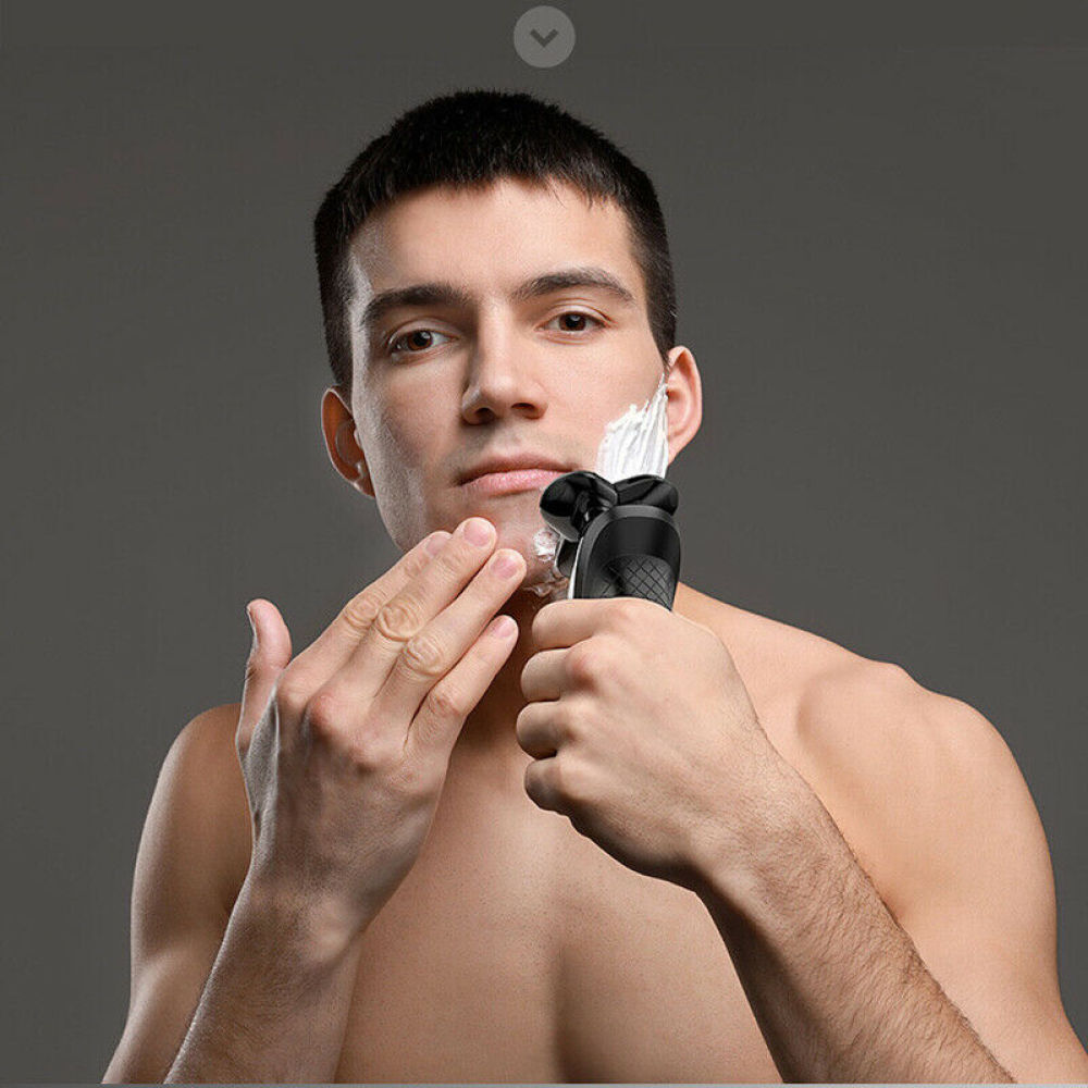 UUlioyer Mens Electric Shaver Razor Beard Trimmer Rotary Shaver