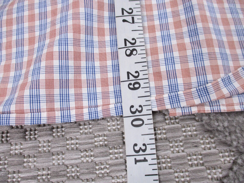 Hugo Boss Shirt Mens 16.5 34/35 Red/Blue Sharp Fit Button Up Long Sleeve - Picture 4 of 13