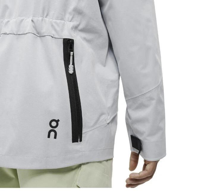 NWT ON Running Men's M Jersey Polyester w Hood Waterproof Zipper Hail $419 - product detail image 8