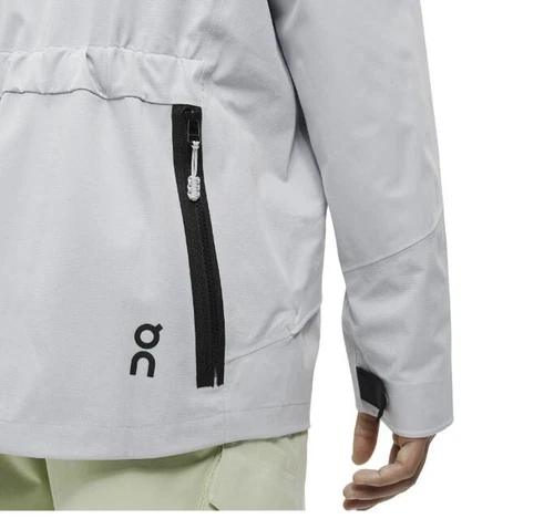 NWT ON Running Men's M Jersey  Polyester  w Hood  Waterproof  Zipper  Hail $419 image 8