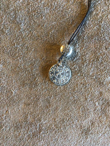 Saxon silver penny pendant. - Picture 2 of 3