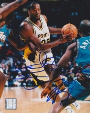Erick Dampier Signed - Autographed Indiana Pacers 8x10 inch Photo - GTA COA